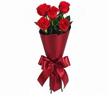 Букет 5 Красных роз Эдлесс Лав в Морках
