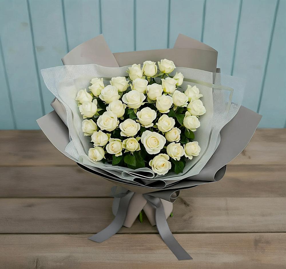 Букет Белоснежная нежность в Морках