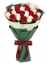 Букет Микс из красных и белых роз #REPLACE_PRED# Морках