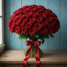 Букет Красные розы Блэк Меджик в Морках