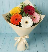 Букет цветов из:  Герберы в Морках