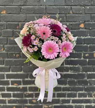 Букет цветов из:  Герберы и Хризантемы #REPLACE_PRED# Морках
