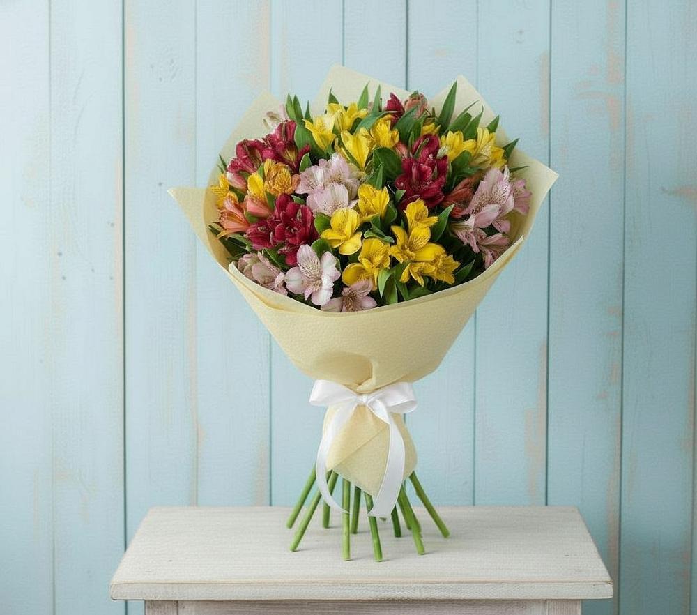 Букет цветов из: Альстромерии в Морках